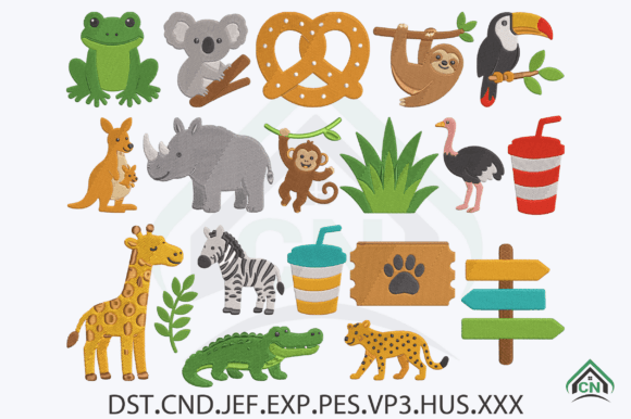 Animals Embroidery Design Bundle Review