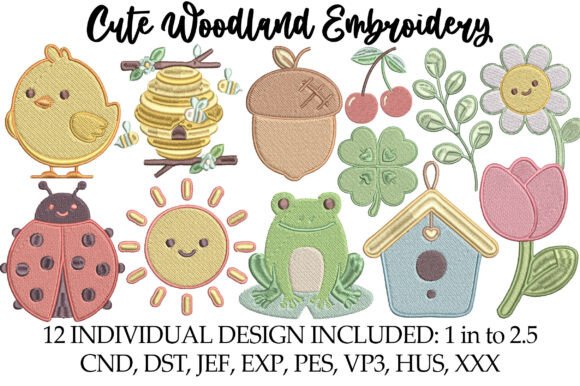 Cute Woodland Embroidery Review for Boutique Apparel