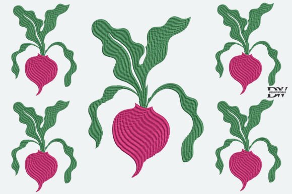 Reviewing Magenta Beet Embroidery Design for Your Shop