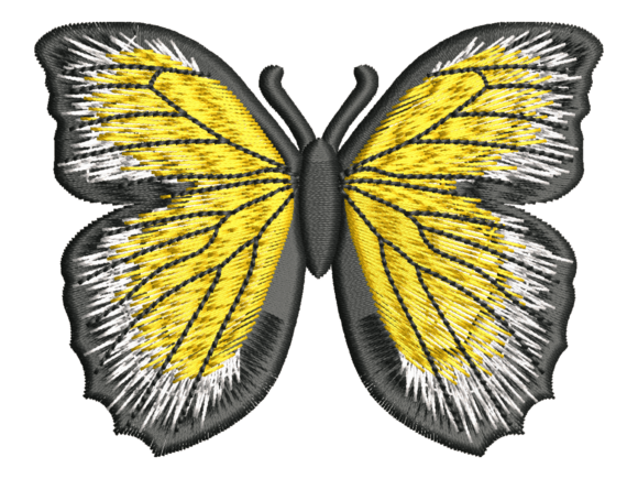 Yellow Black Butterfly Embroidery Design Review